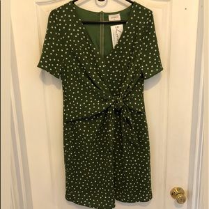 Polka dot tie dress